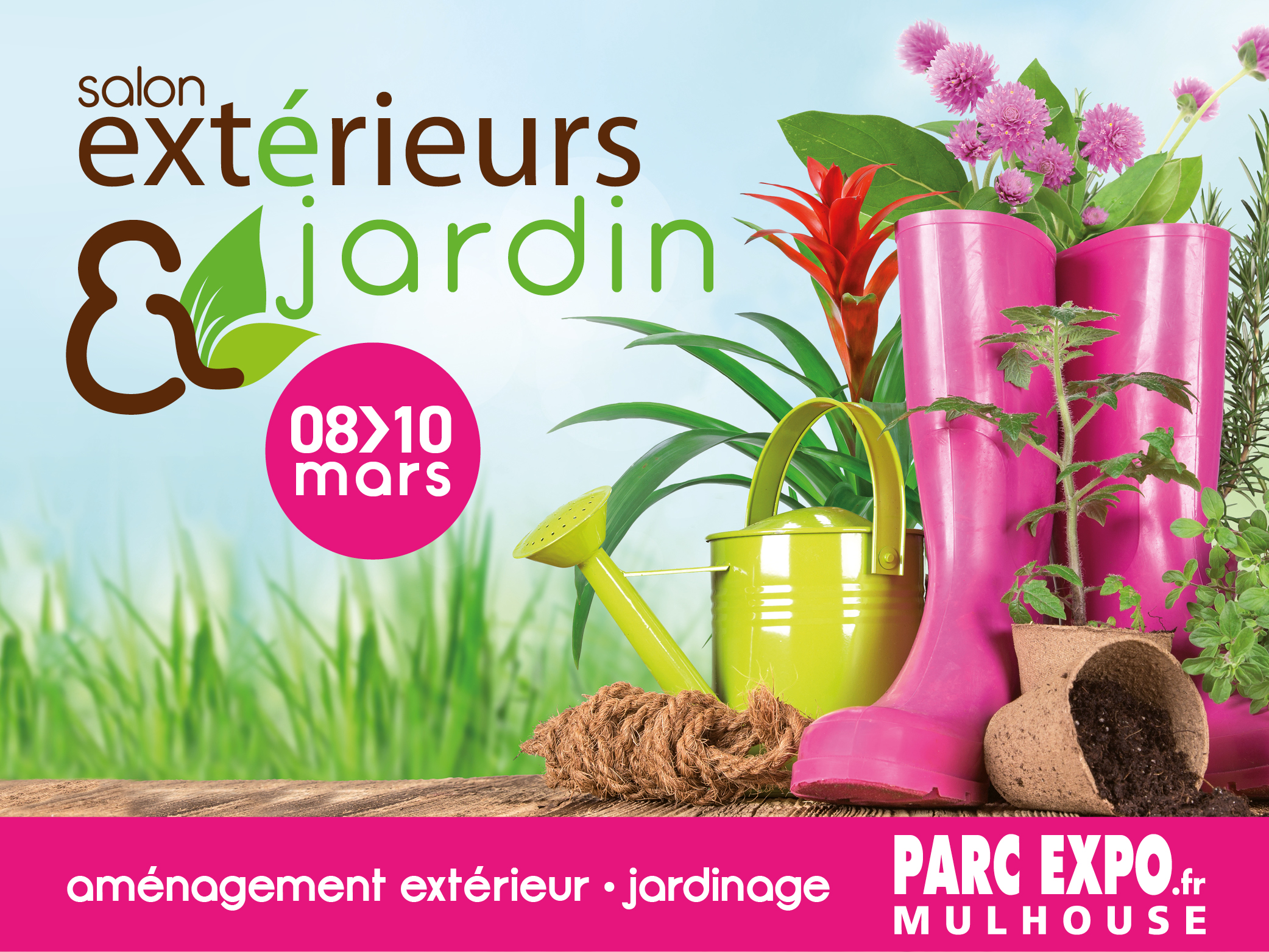 Extérieurs et jardin du 8 au 10 mars