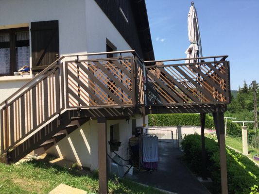 Gensbittel - Fabrication de terrasses métalliques et mécanosoudées sur mesure à Colmar, à Mulhouse, à Belfort