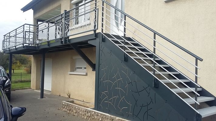 Gensbittel - Fabrication de terrasses métalliques et mécanosoudées sur mesure à Colmar, à Mulhouse, à Belfort