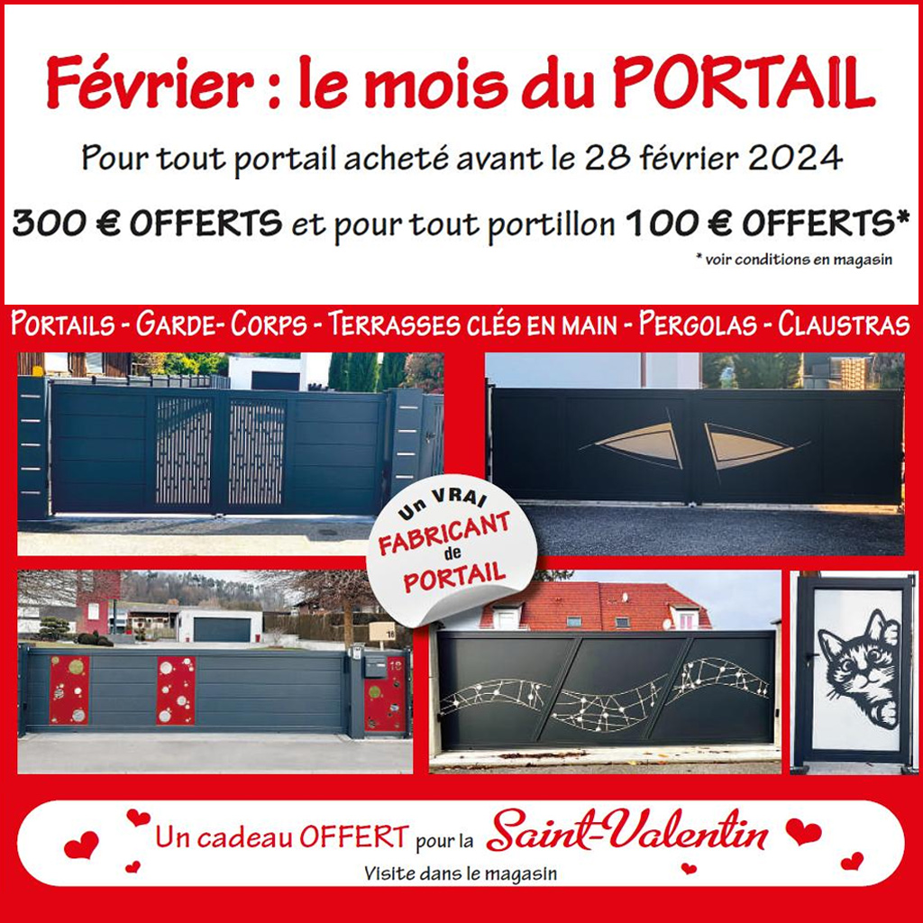 Février  : Le mois du portail !