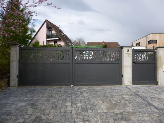 Gensbittel - Gensbittel ; fabrication de portails en alu sur mesure à Colmar, à Mulhouse, dans le Haut-Rhin (68)