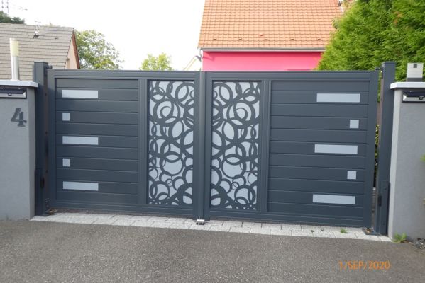 Gensbittel - Gensbittel ; fabrication de portails en alu sur mesure à Colmar, à Mulhouse, dans le Haut-Rhin (68)