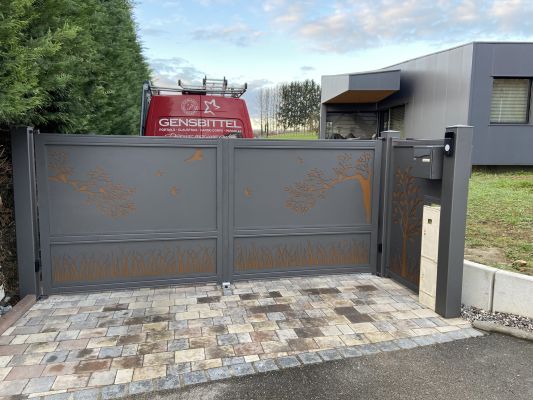 Gensbittel - Gensbittel ; fabrication de portails en alu sur mesure à Colmar, à Mulhouse, dans le Haut-Rhin (68)