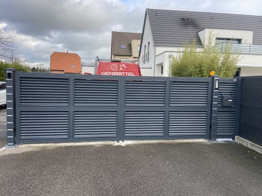 Gensbittel - Gensbittel ; fabrication de portails en alu sur mesure à Colmar, à Mulhouse, dans le Haut-Rhin (68)