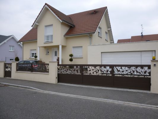 Gensbittel - Gensbittel ; fabrication de portails en alu sur mesure à Colmar, à Mulhouse, dans le Haut-Rhin (68)