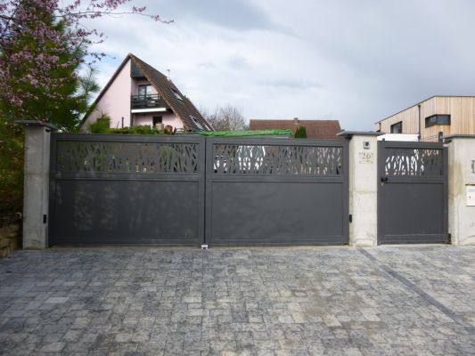 Gensbittel - Gensbittel ; fabrication de portails en alu sur mesure à Colmar, à Mulhouse, dans le Haut-Rhin (68)