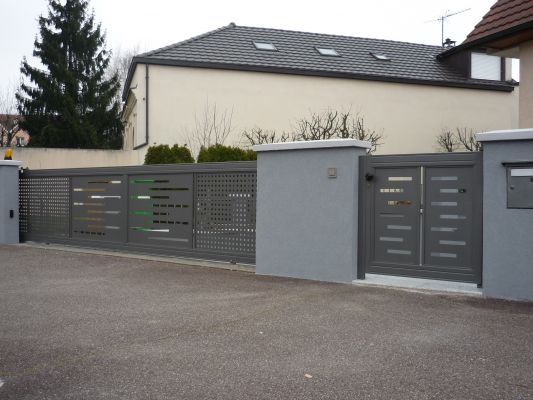 Gensbittel - Gensbittel ; fabrication de portails en alu sur mesure à Colmar, à Mulhouse, dans le Haut-Rhin (68)