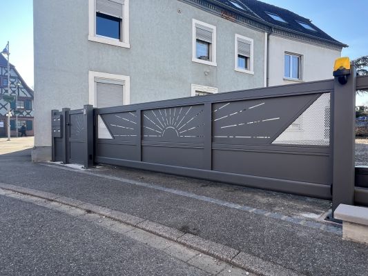 Gensbittel - Gensbittel ; fabrication de portails en alu sur mesure à Colmar, à Mulhouse, dans le Haut-Rhin (68)
