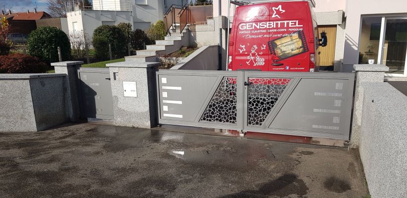 Gensbittel - Gensbittel ; fabrication de portails en alu sur mesure à Colmar, à Mulhouse, dans le Haut-Rhin (68)