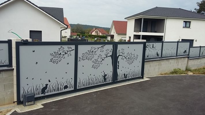 Gensbittel - Gensbittel ; fabrication de portails en alu sur mesure à Colmar, à Mulhouse, dans le Haut-Rhin (68)