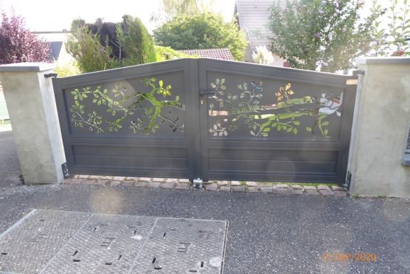 Gensbittel - Gensbittel ; fabrication de portails en alu sur mesure à Colmar, à Mulhouse, dans le Haut-Rhin (68)