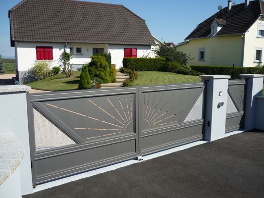 Gensbittel - Gensbittel ; fabrication de portails en alu sur mesure à Colmar, à Mulhouse, dans le Haut-Rhin (68)