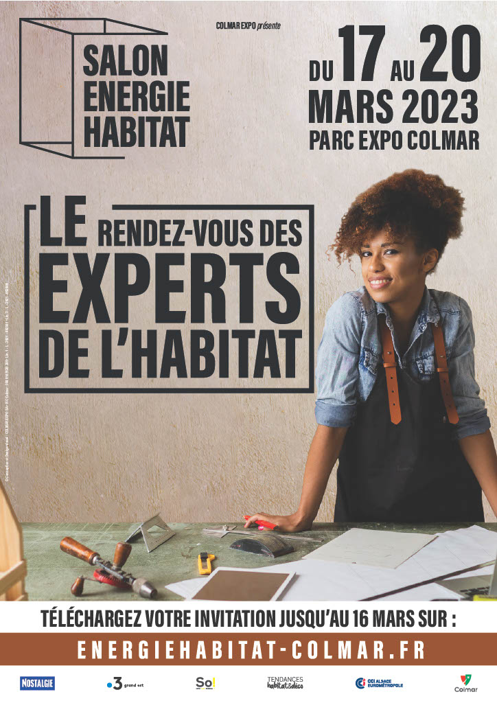 Salon Energie Habitat à Colmar / du 17 au 20 mars 2023