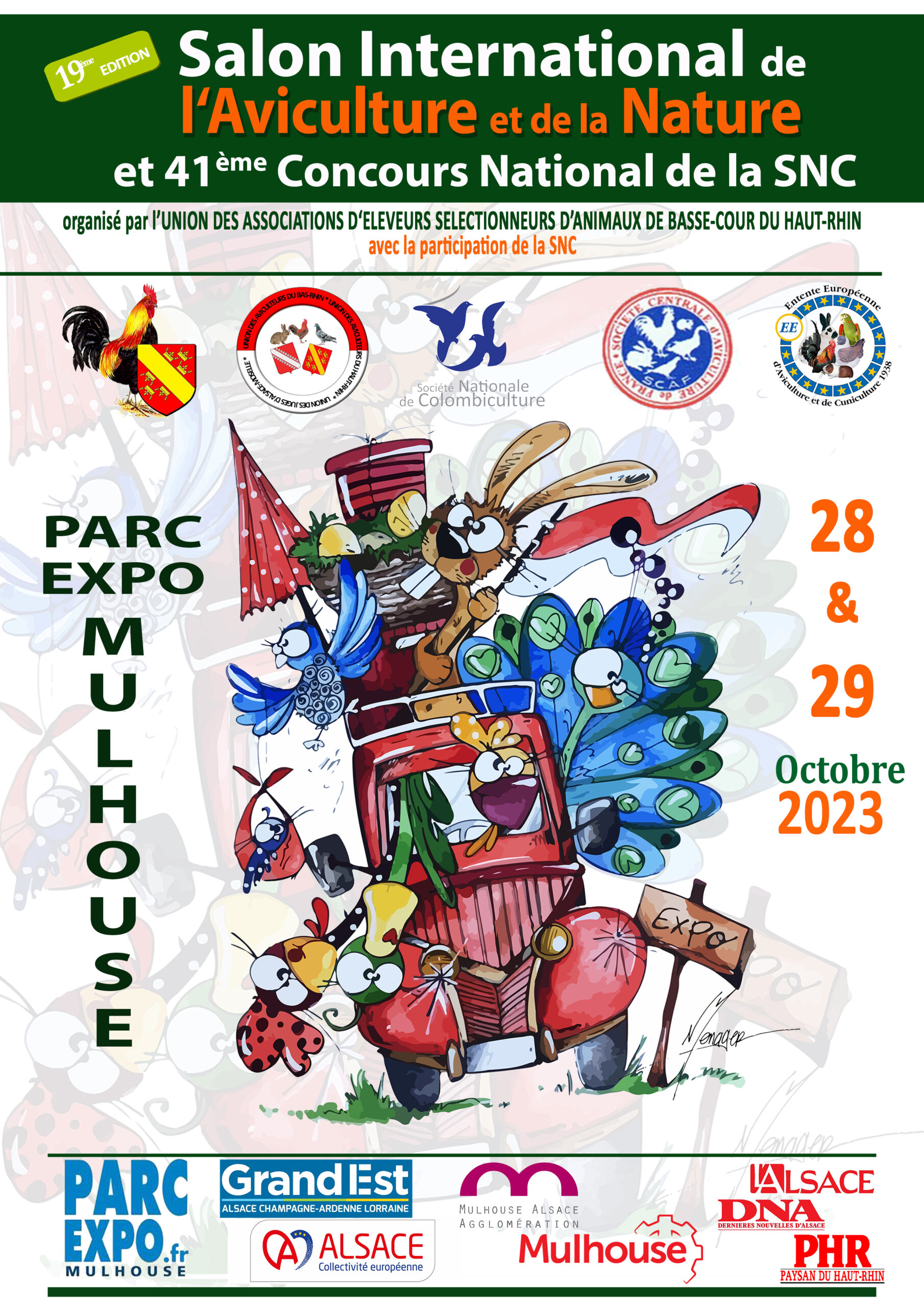 Salon Internationale de l’Aviculture et de la Nature 28 et 29 octobre